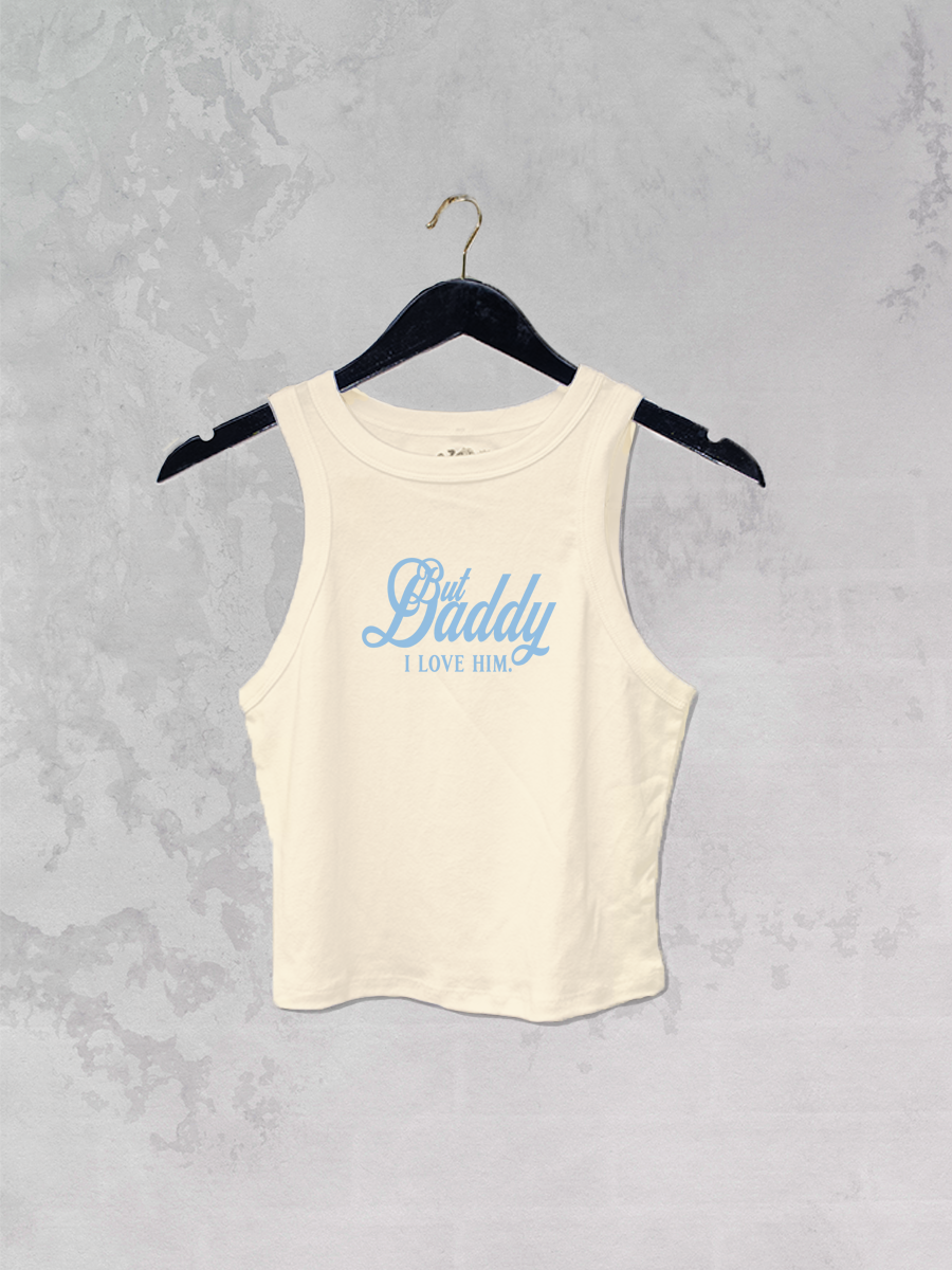 But Daddy I Love Him, Micro-Ribbed Cropped Tank