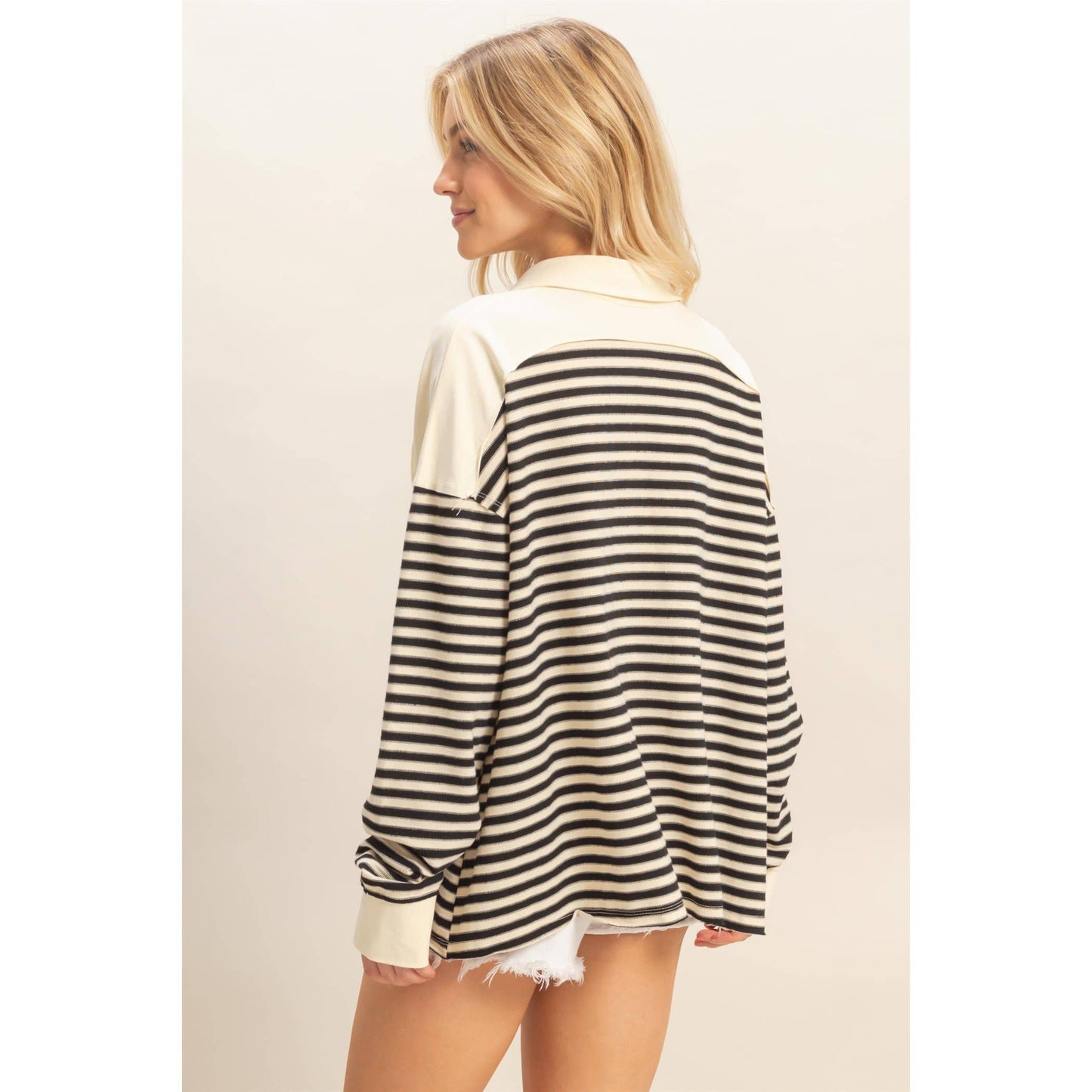 STRIPE KNIT TOP