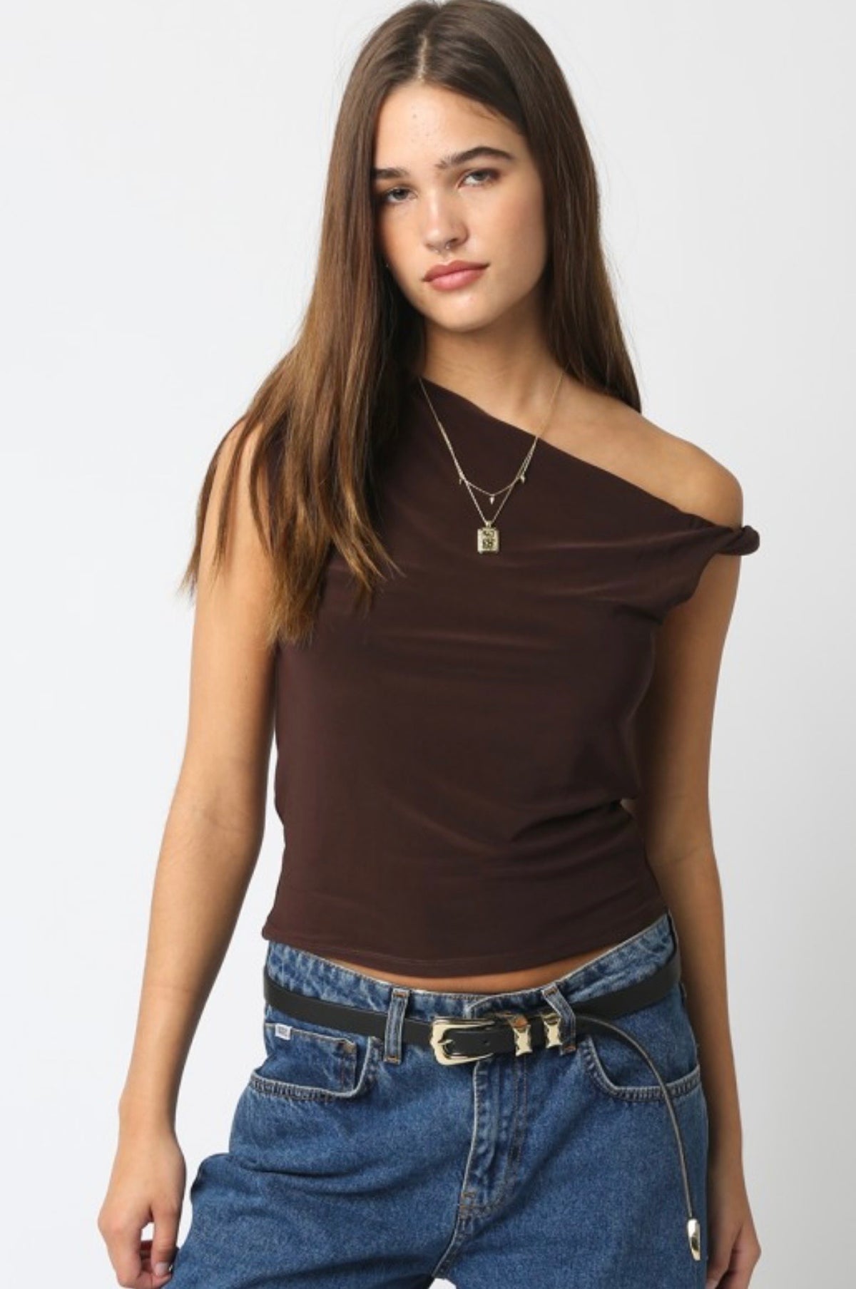 THE MUSE TOP (BROWN)
