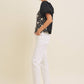 FLORAL EMBROIDERED TOP