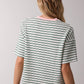 STRIPED CROP TEE