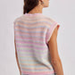 RAINBOW STRIPE SWEATER VEST