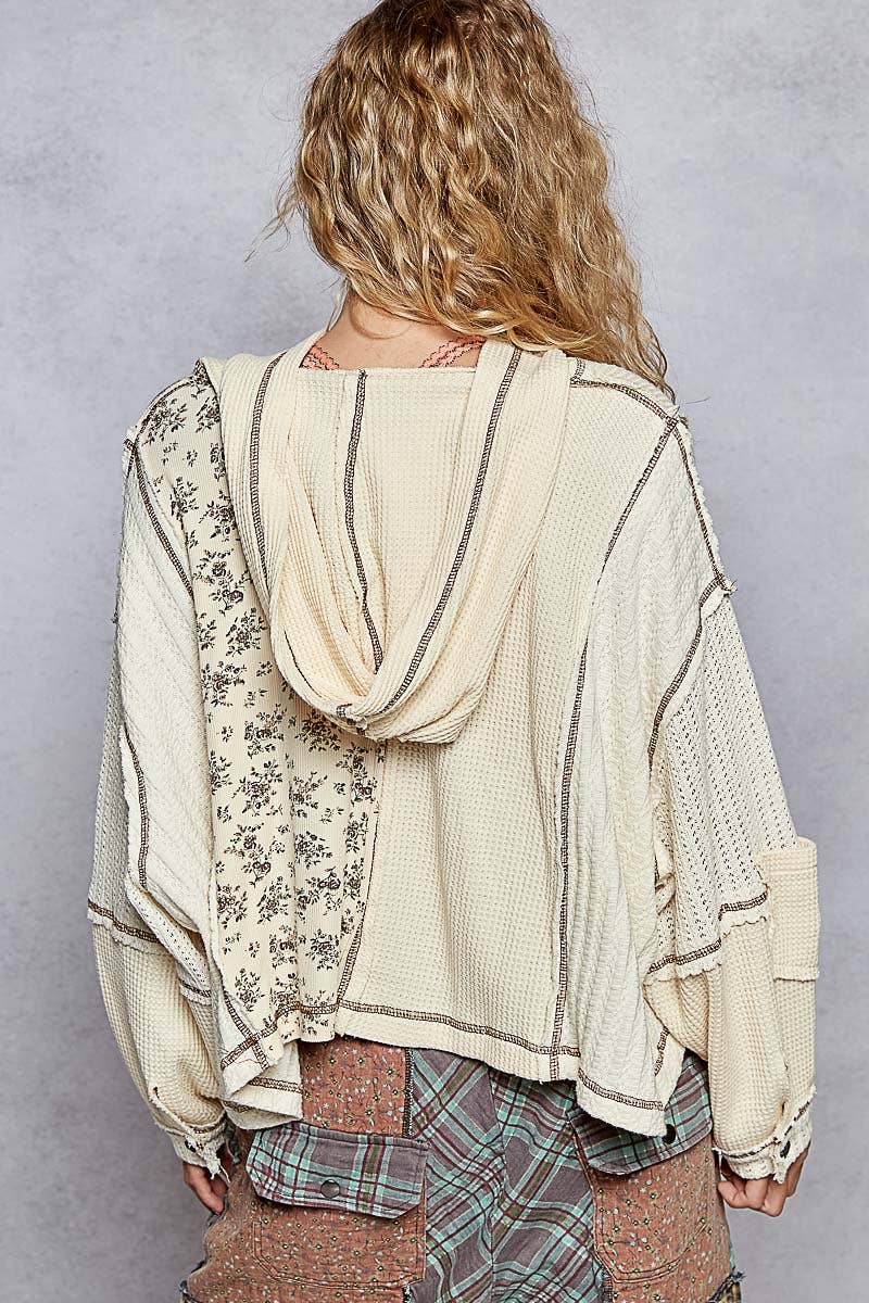 BOHO CROPPED KNIT TOP