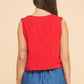 RED TIE TOP