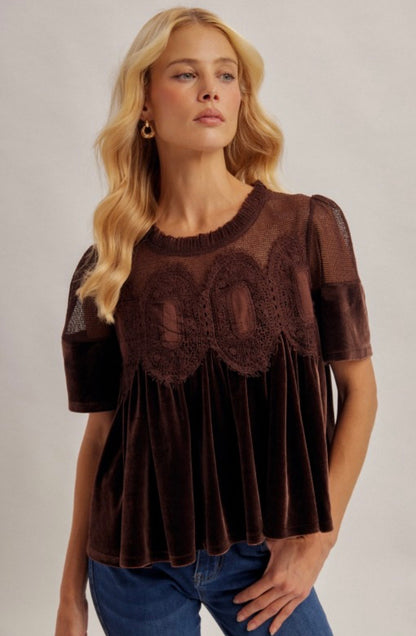 VIVI VELVET TOP