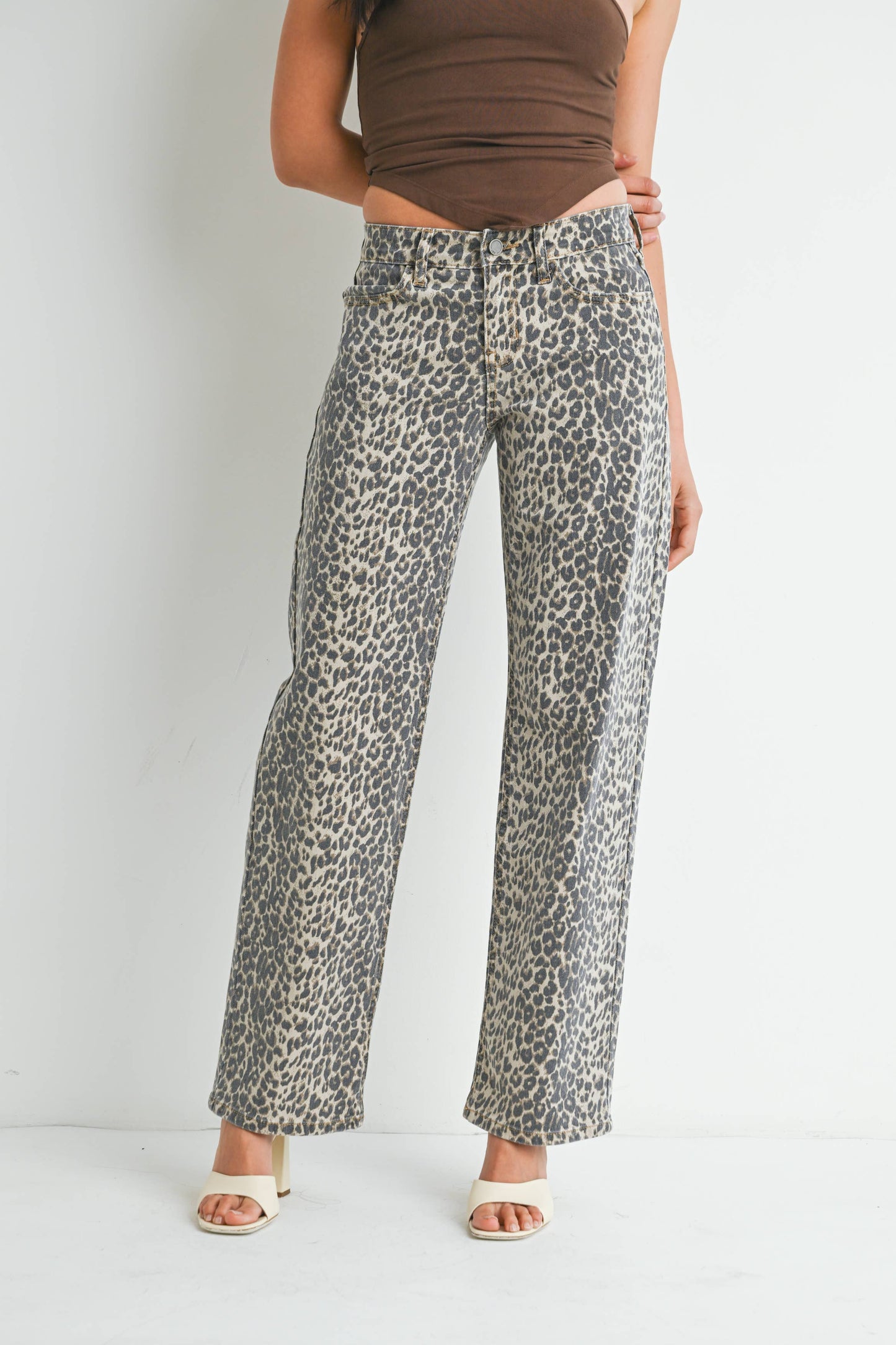 LEOPARD JEANS