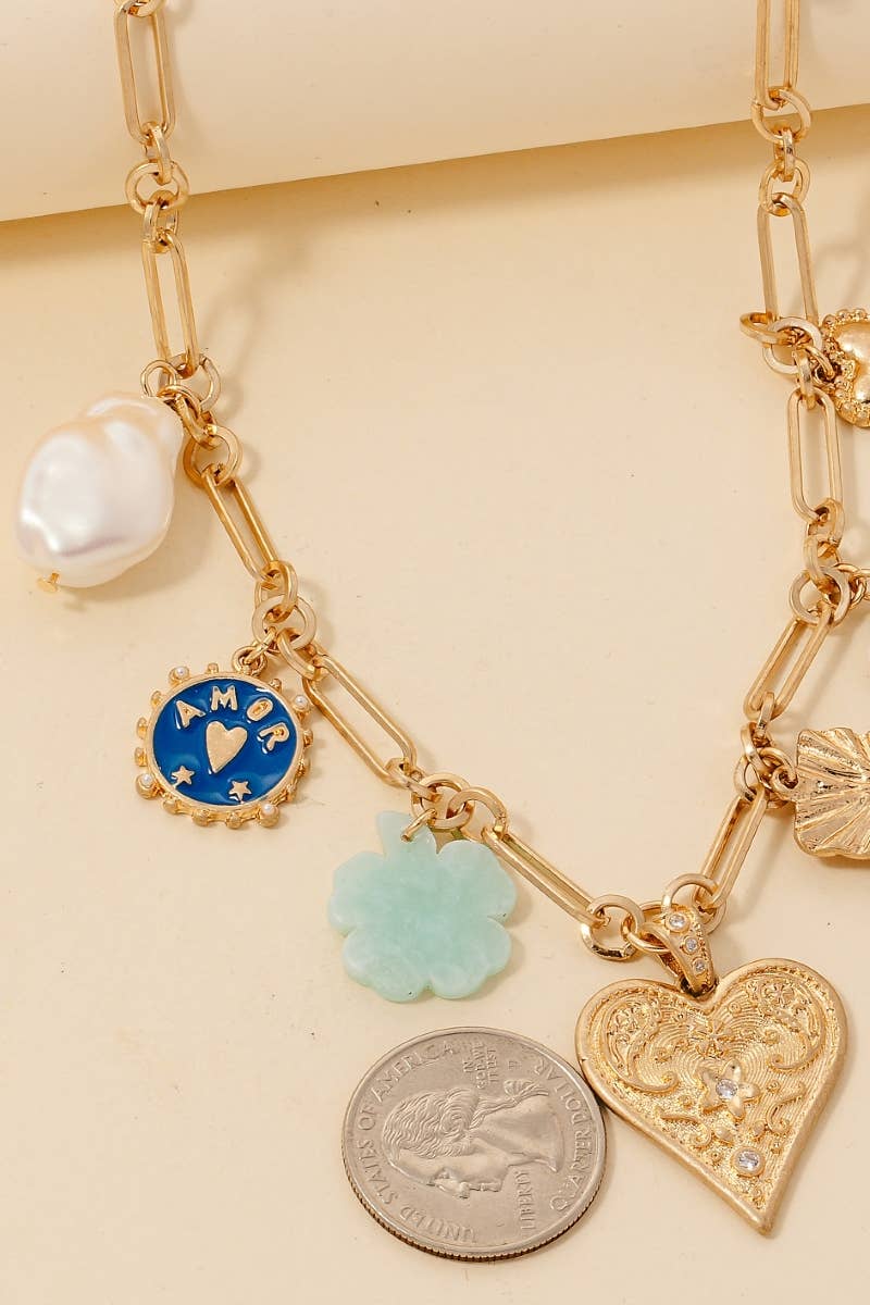 HEART CHARM NECKLACE