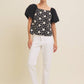 FLORAL EMBROIDERED TOP