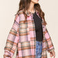 Plaid Button Down Jacket