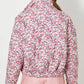 FLORAL PRINT PUFFER JACKET