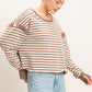 MOCHA LONG SLEEVE TOP