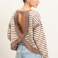 MOCHA LONG SLEEVE TOP