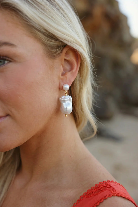 PEARL DROP EARRINGS