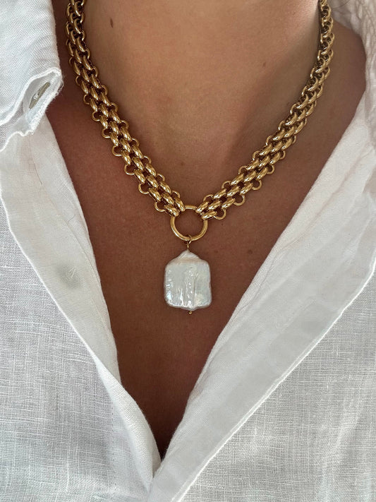PORTOFINO PEARL NECKLACE