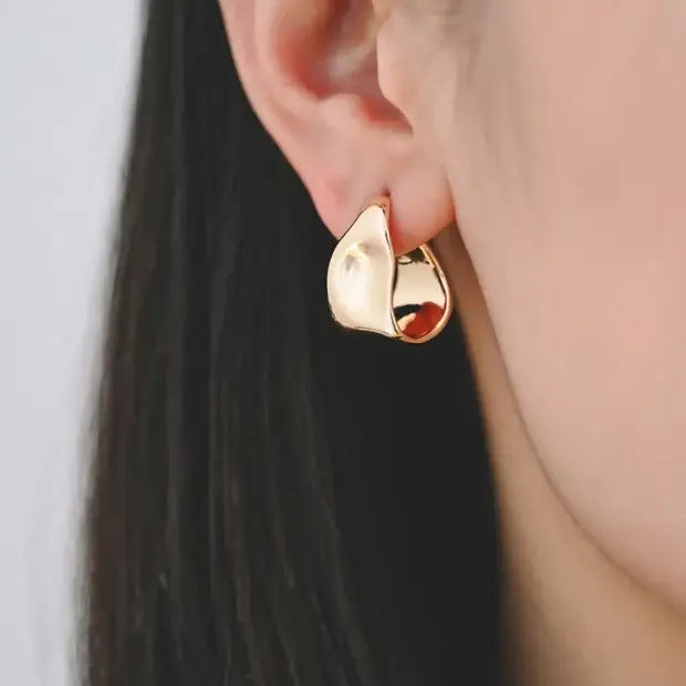 CHUNKY TEARDROP EARRINGS