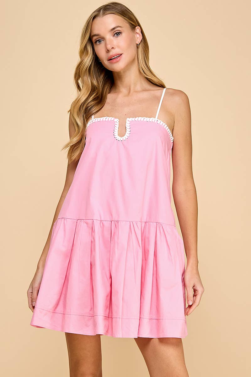 PINK MINI DRESS