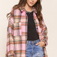 Plaid Button Down Jacket