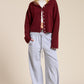 BURGUNDY CARDI
