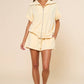 BUTTER YELLOW LOUNGE SHORTS