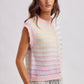 RAINBOW STRIPE SWEATER VEST