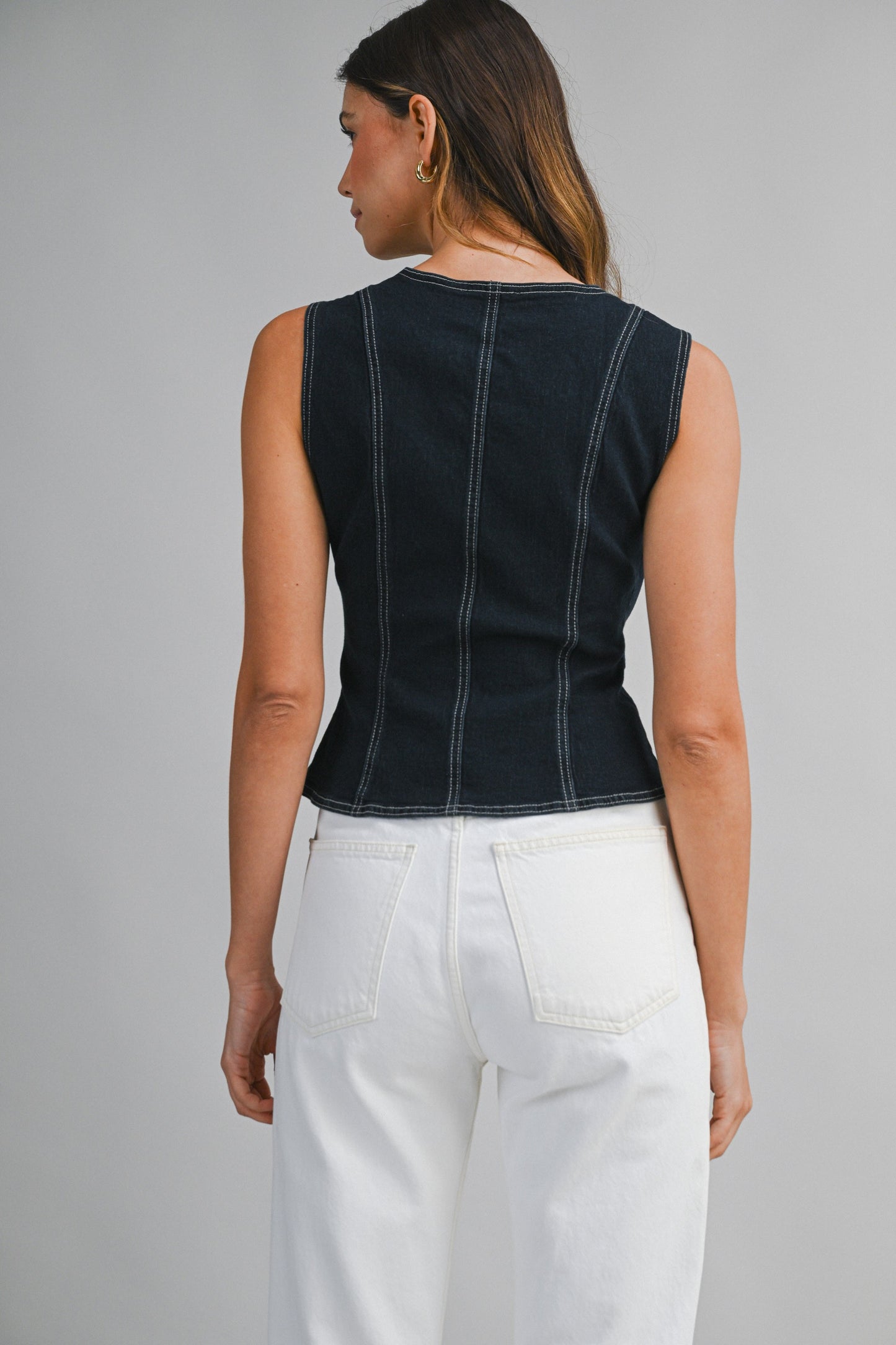 DAISY DENIM TOP