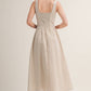 CORSET DROP WAIST STRIPE DRESS
