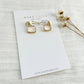 GOLD SQUARE HOOPS