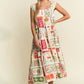 FRUITY PLANTS  MIDI DRESS