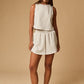 WHITE SKORT SET