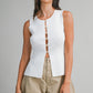 DOWNTOWN RIBBED ESSENTIAL TEE